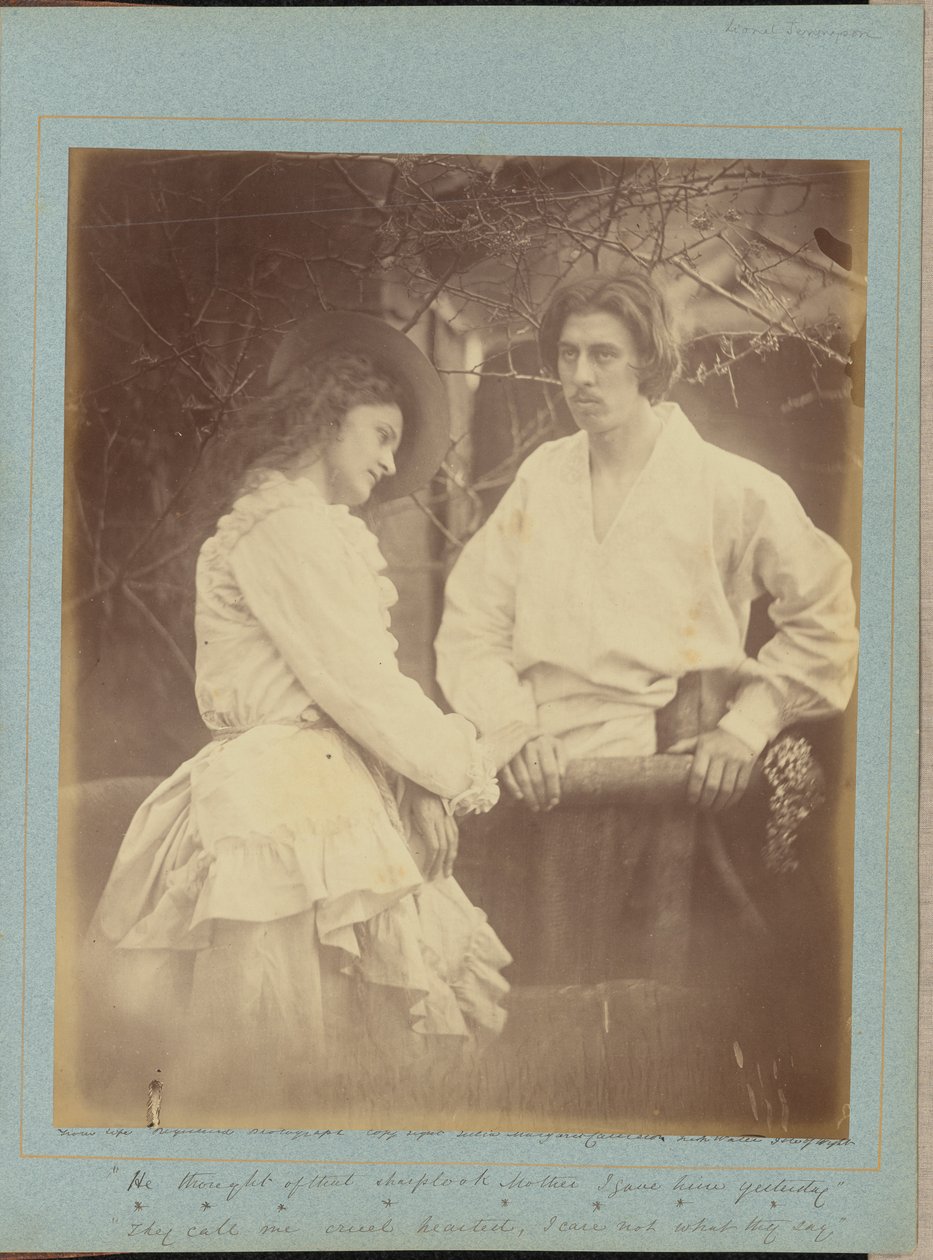 ”Han tänkte på den skarpa blick Mor gav honom i går” av Julia Margaret Cameron