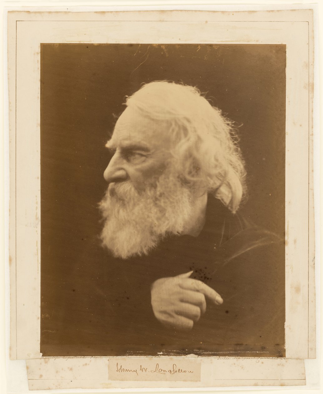 Henry Wadsworth Longfellow av Julia Margaret Cameron