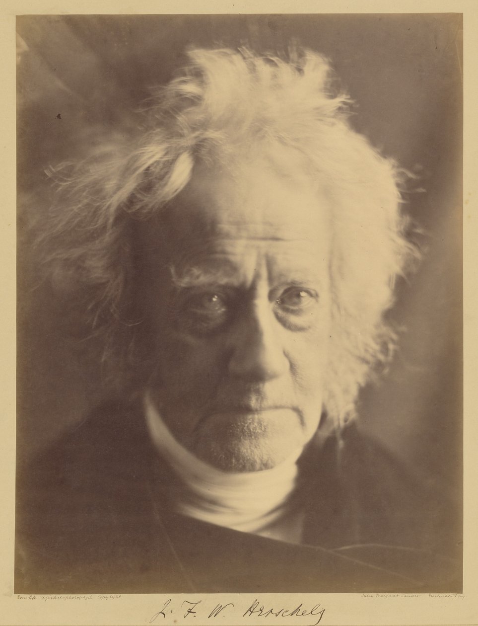 J.F.W. Herschel av Julia Margaret Cameron