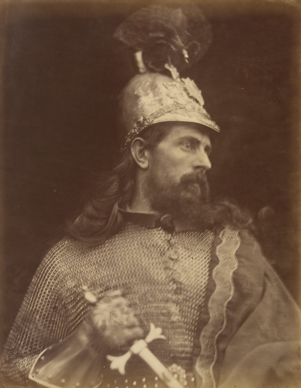 Kung Arthur, september 1874. av Julia Margaret Cameron