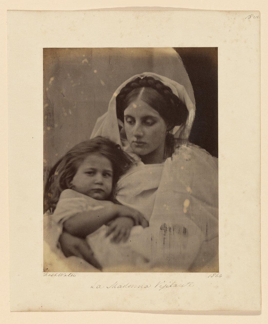 Den vaksamma Madonnan av Julia Margaret Cameron