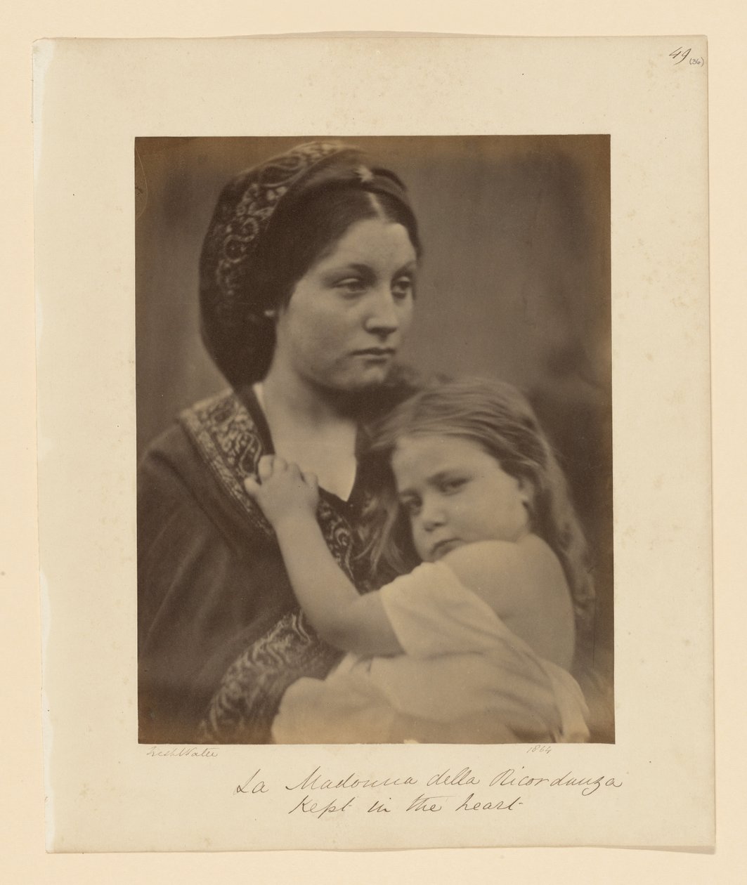Madonna della Ricordanza av Julia Margaret Cameron