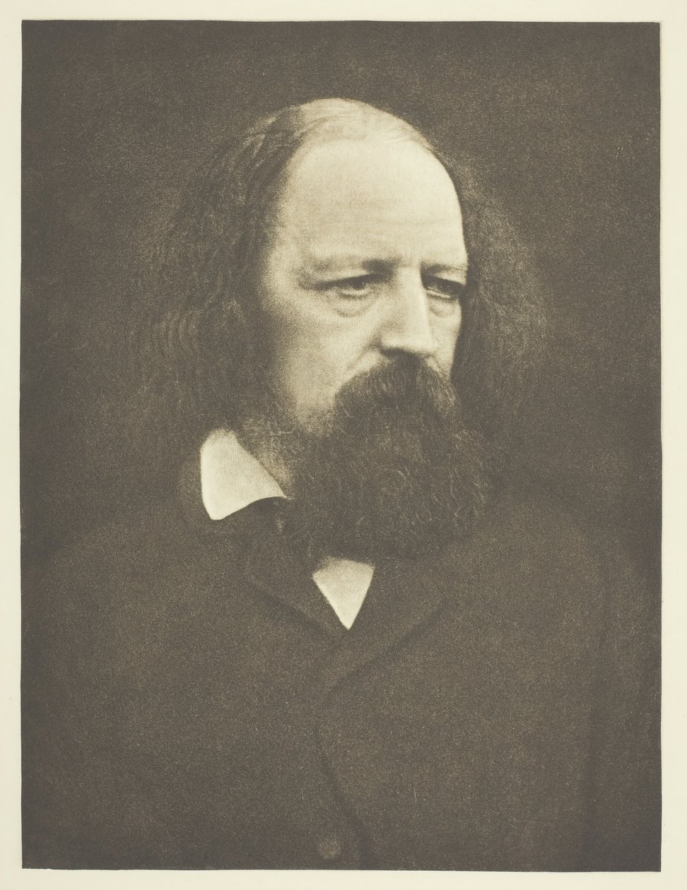 Lord Tennyson, 1867, tryckt oktober 1890. av Julia Margaret Cameron