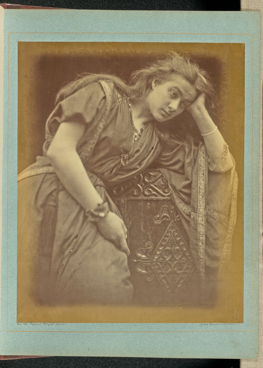 "Mariana - Hon sa att jag är vördnadsfull vördnadsfull Jag skulle vilja att jag var död " av Julia Margaret Cameron