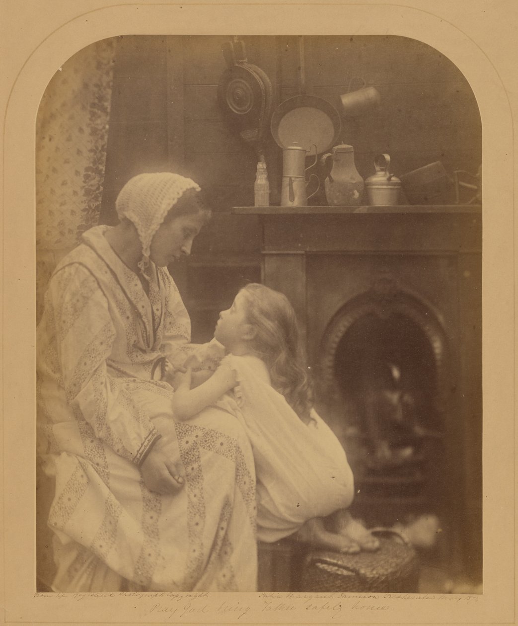 Be Gud föra far tryggt hem av Julia Margaret Cameron