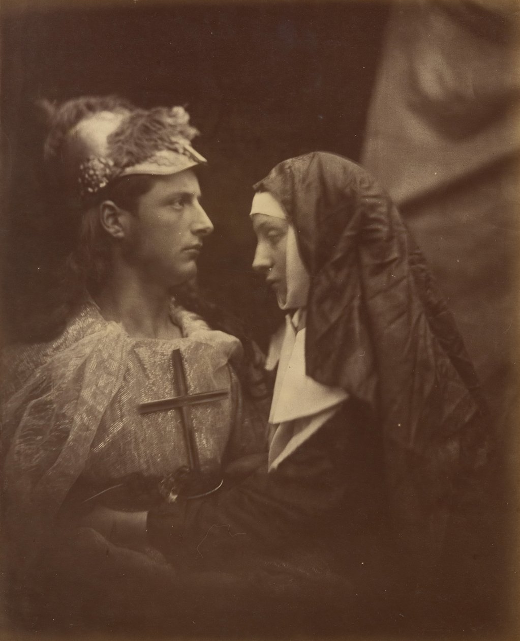 Sir Galahad and the Pale Nun, 1874. av Julia Margaret Cameron