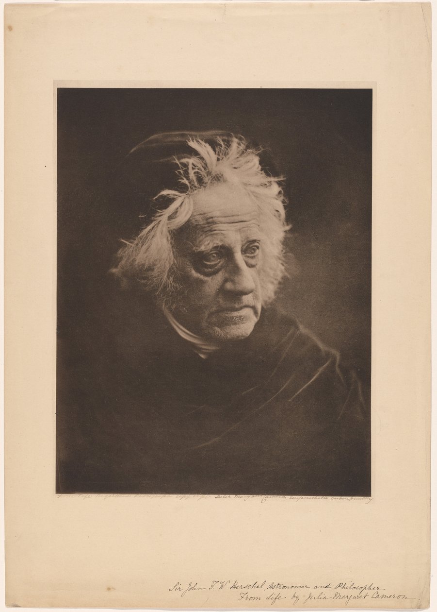 Sir John F.W. Herschel av Julia Margaret Cameron