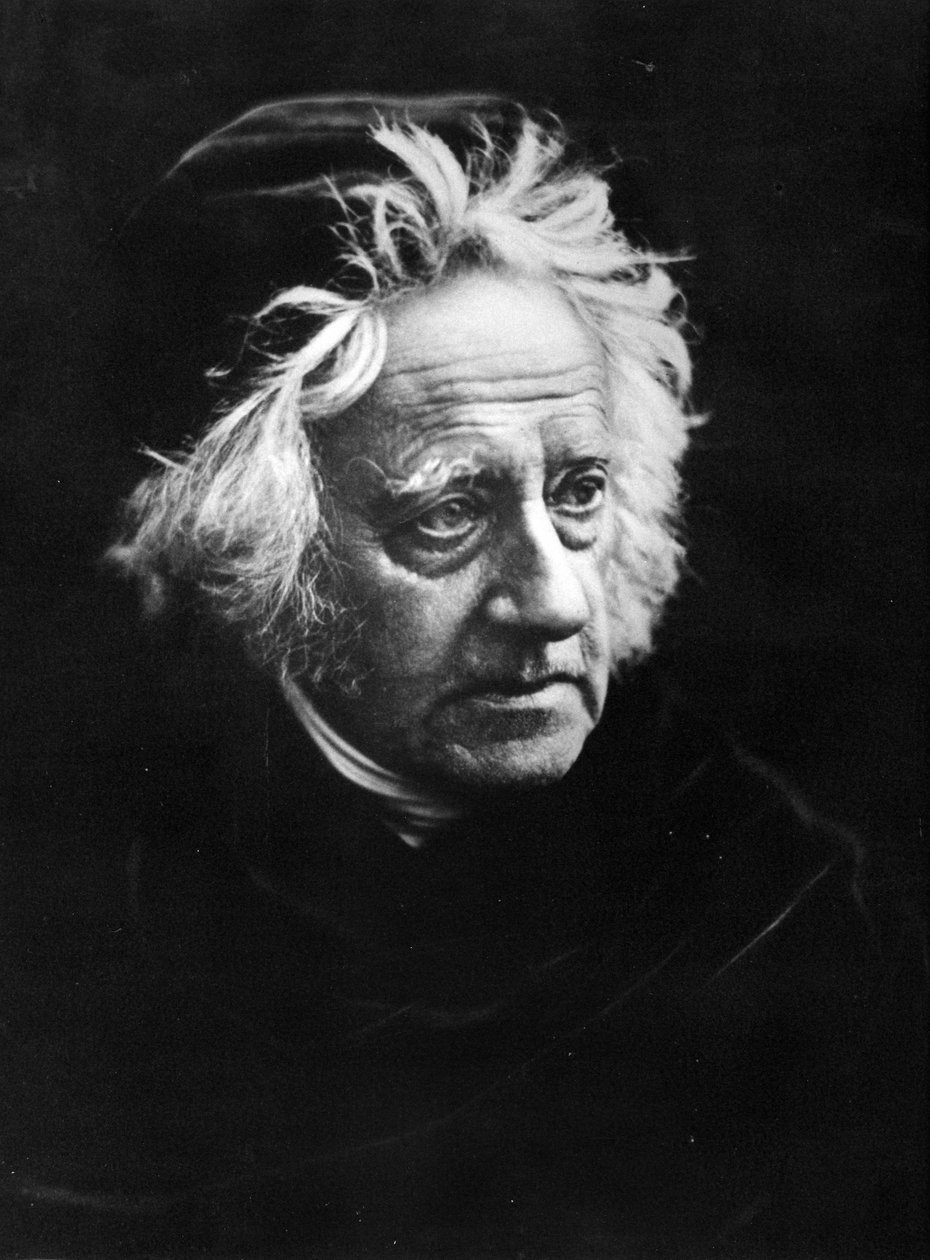 Sir John Frederick William Herschel, 1867 (albumtryck) av Julia Margaret Cameron