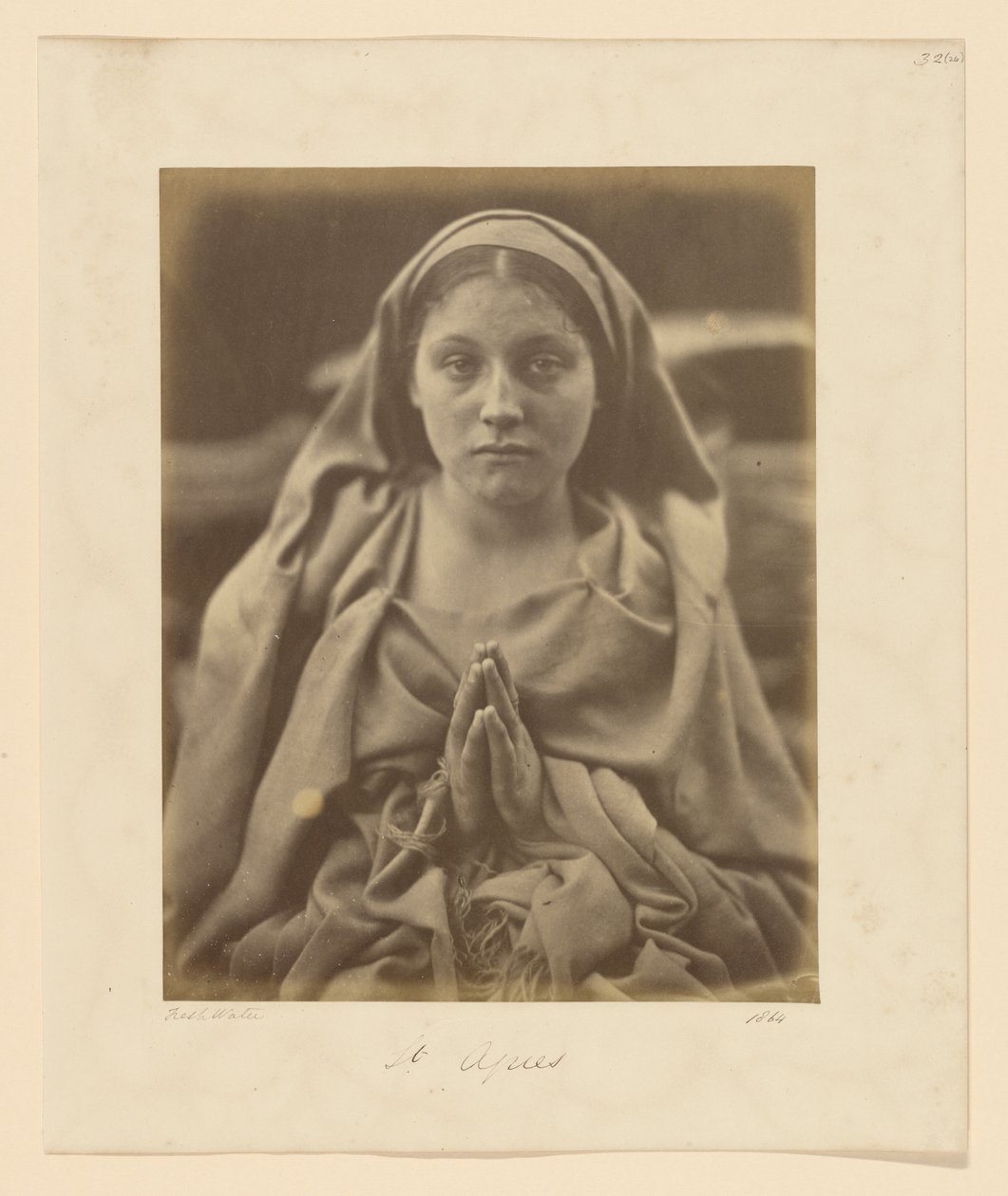 St. Agnes av Julia Margaret Cameron