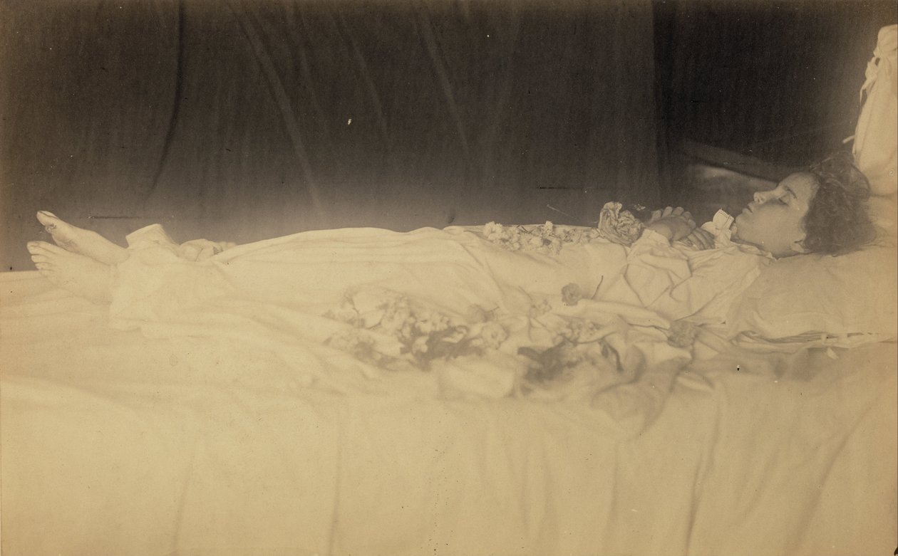 [Studie av ett dött barn] av Julia Margaret Cameron