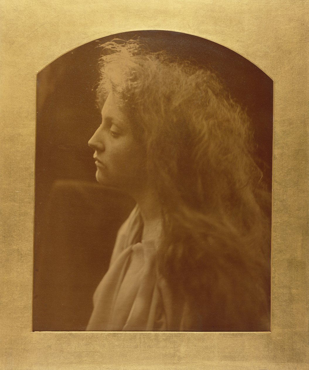 [Ängeln vid graven] av Julia Margaret Cameron