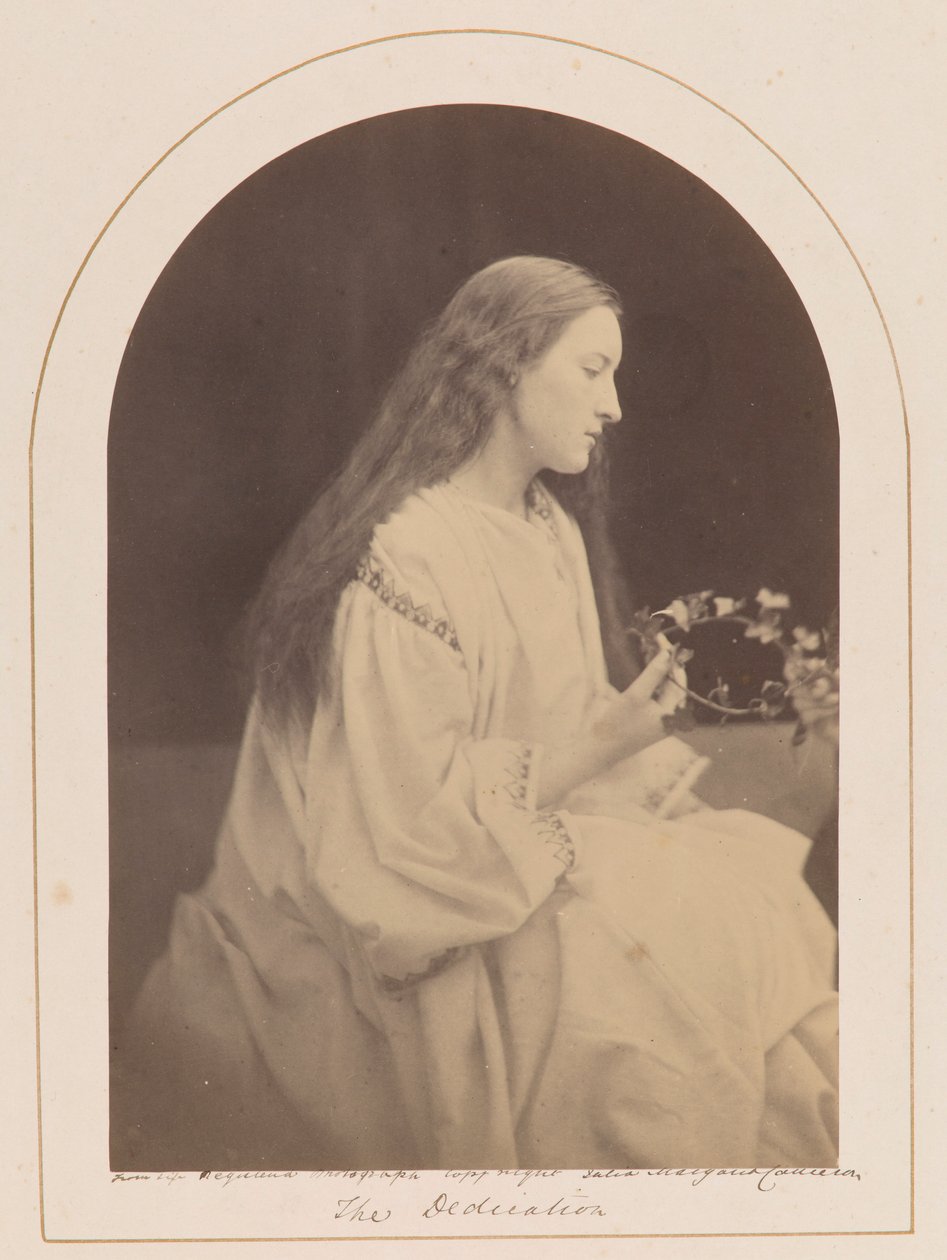 Dedikationen [Hattie Campbell] av Julia Margaret Cameron