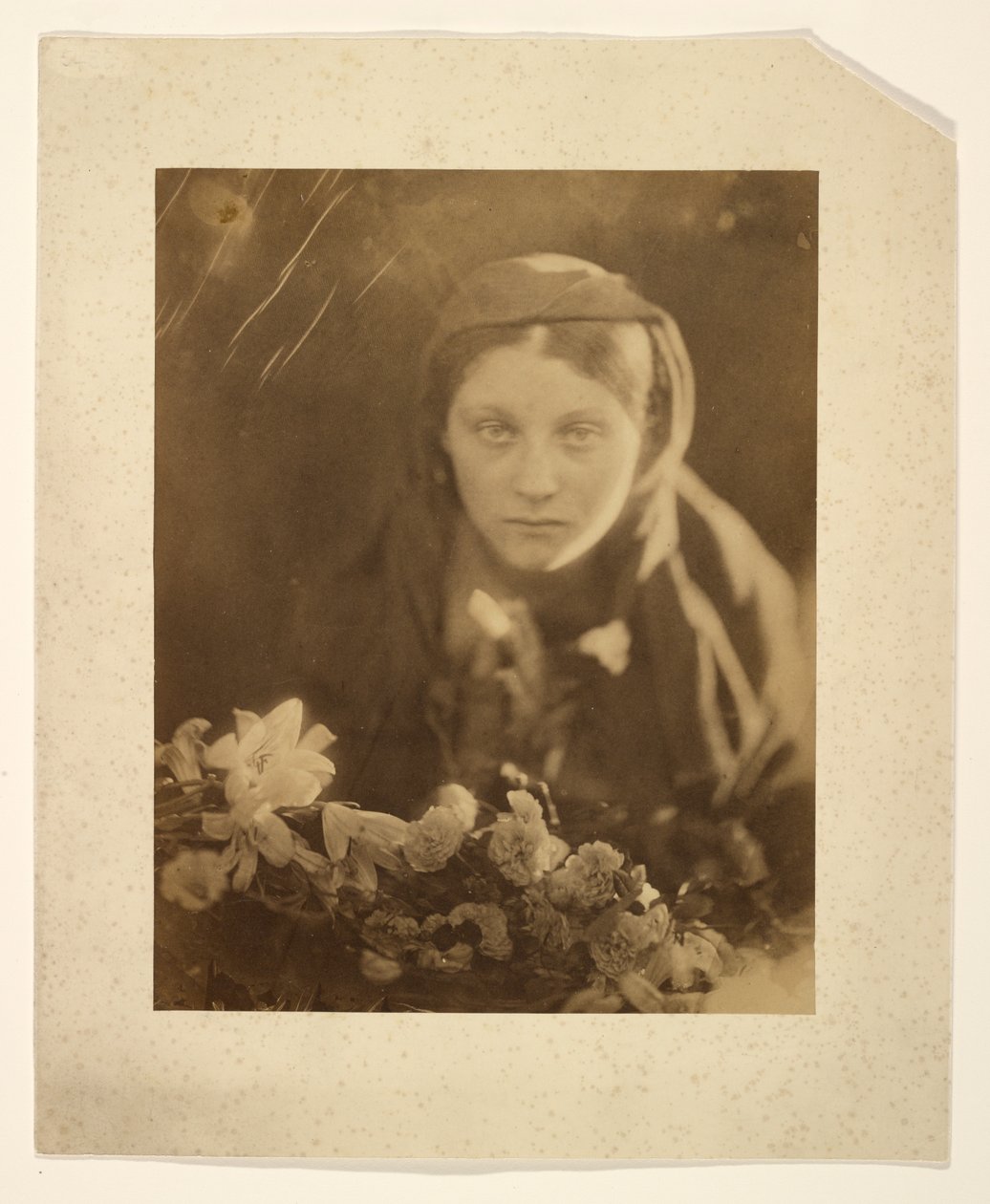 Blomsterflickan av Julia Margaret Cameron