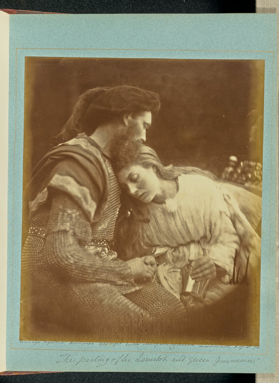 Sir Lancelots och drottning Guineveres avsked av Julia Margaret Cameron