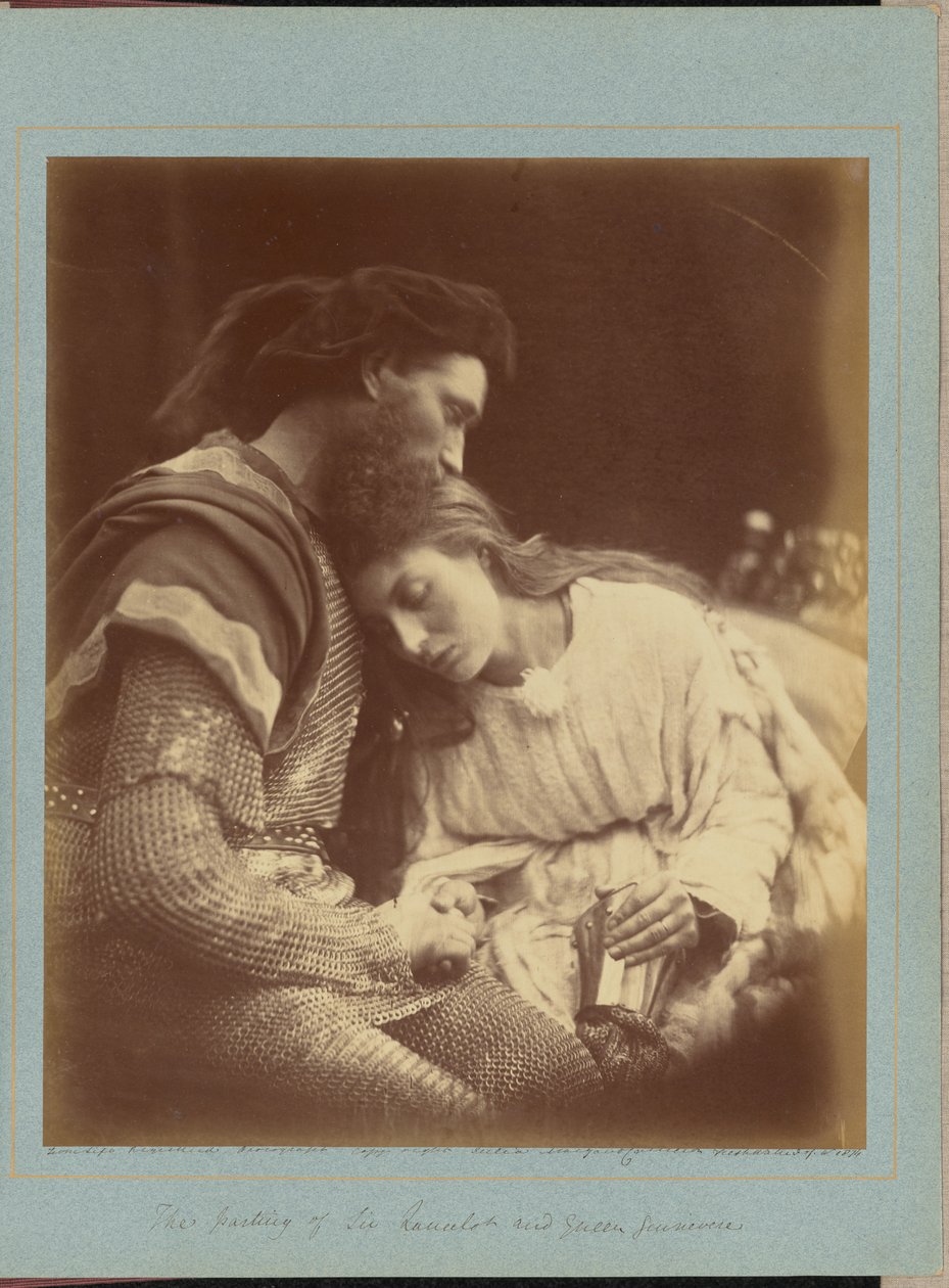 Sir Lancelots och drottning Guineveres avsked av Julia Margaret Cameron