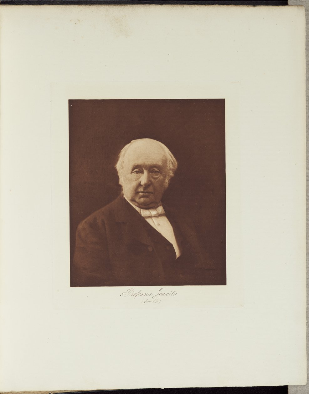 Högvördige dr Jowett (Master of Balliol, Oxford) av Julia Margaret Cameron