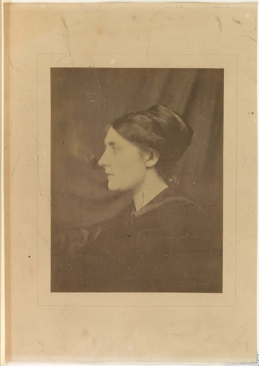 [Oidentifierad kvinna i profil] av Julia Margaret Cameron