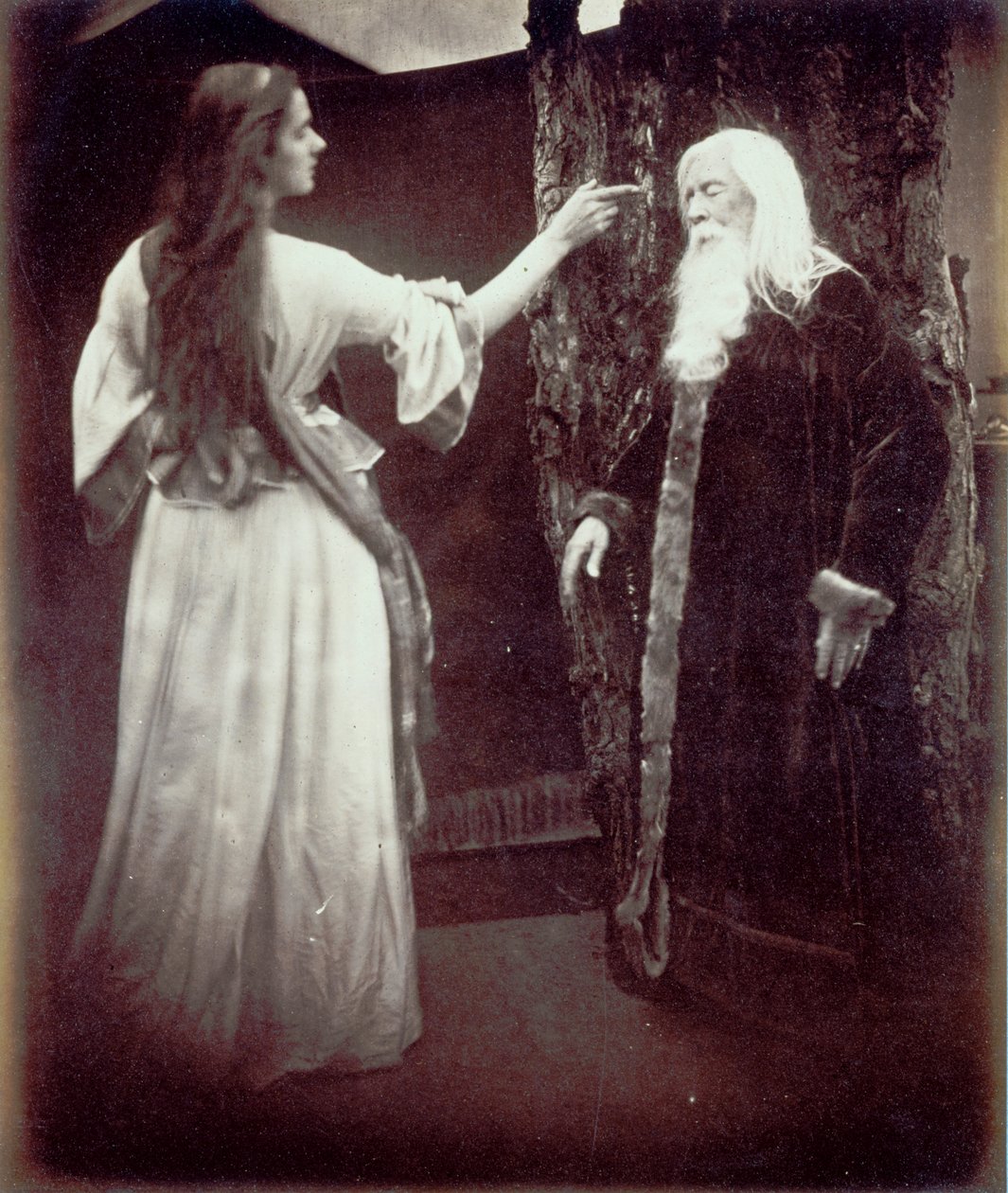 Vivien och Merlin av Julia Margaret Cameron