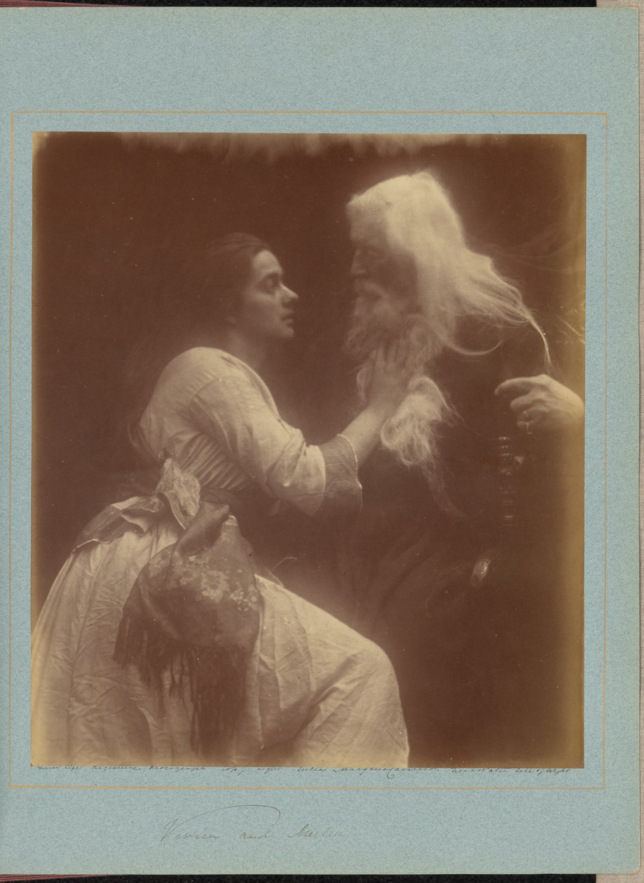Vivien och Merlin av Julia Margaret Cameron