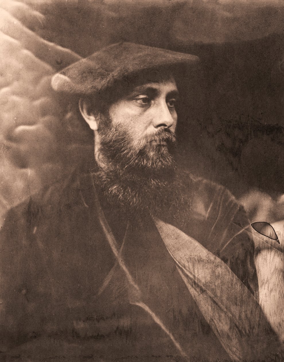 William Michael Rossetti. 1800-talet (foto) av Julia Margaret Cameron