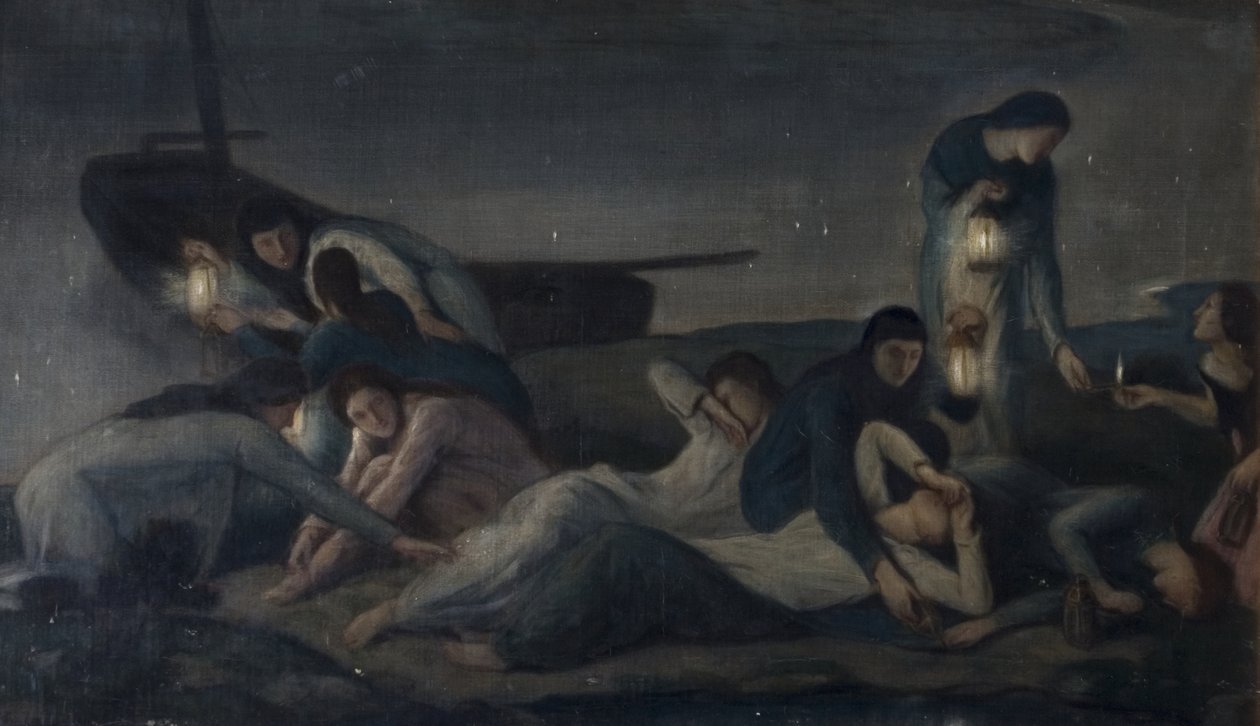 The Wise and Foolish Virgins, c.1920 av Julia Wedgewood