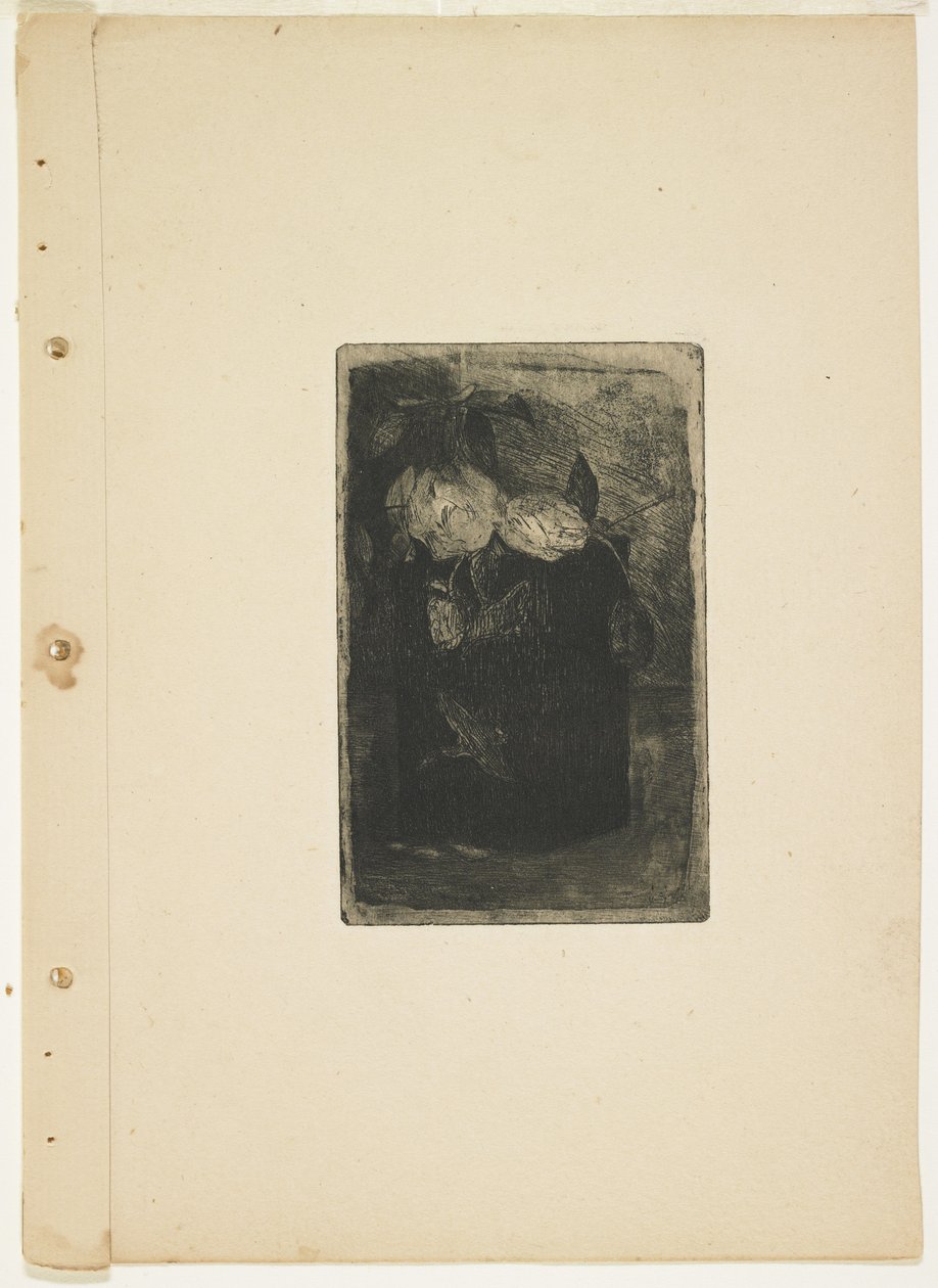 Blommor i en japansk burk, 1889 av Julian Alden Weir