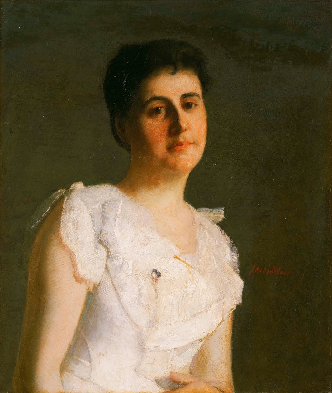 Miss Edith Potter av Julian Alden Weir