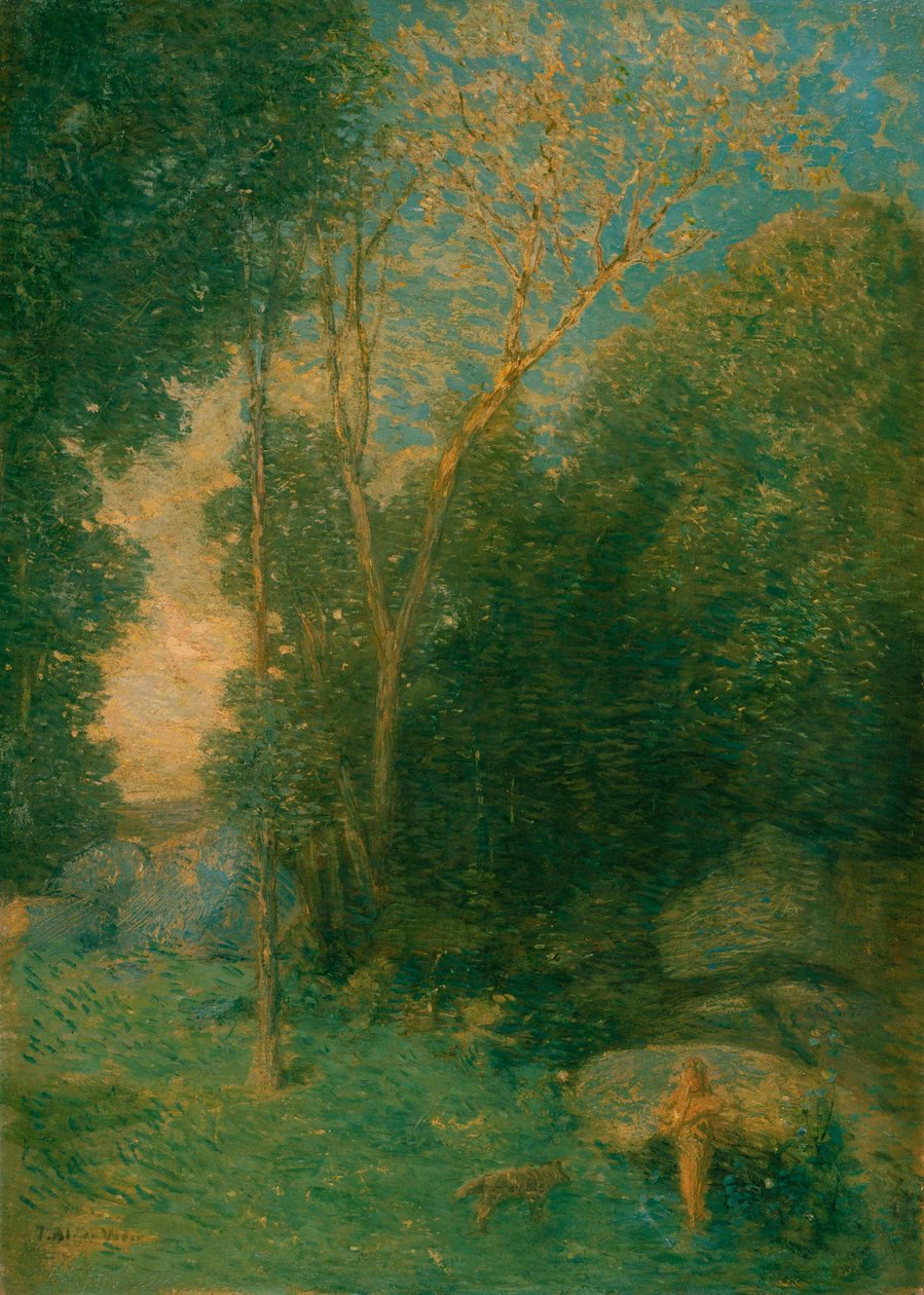 Pan and the Wolf av Julian Alden Weir