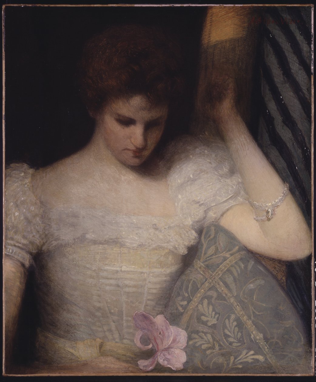 The Orchid, ca 1891 (olja på duk( av Julian Alden Weir