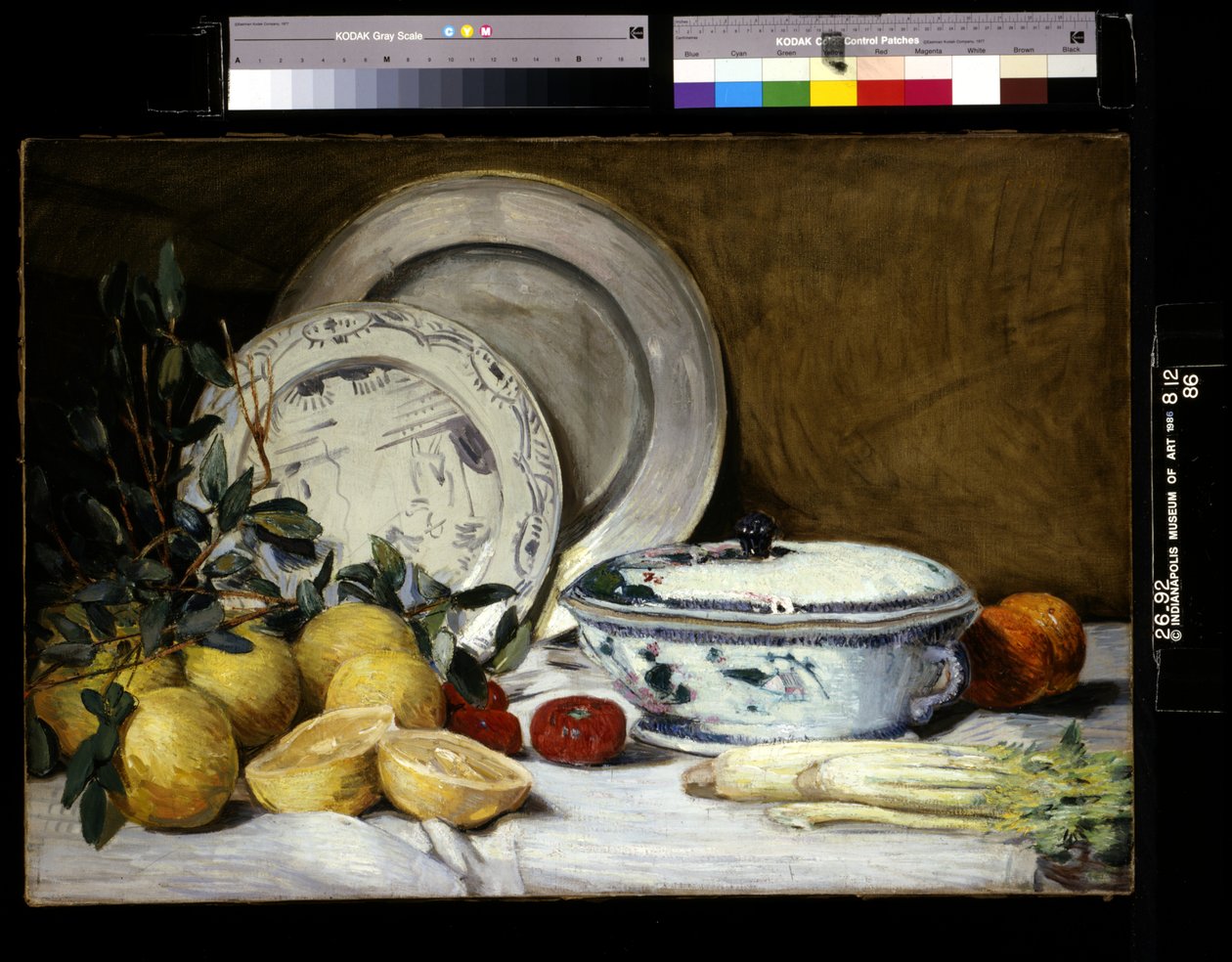 Stilleben (olja på duk) av Julian Alden Weir