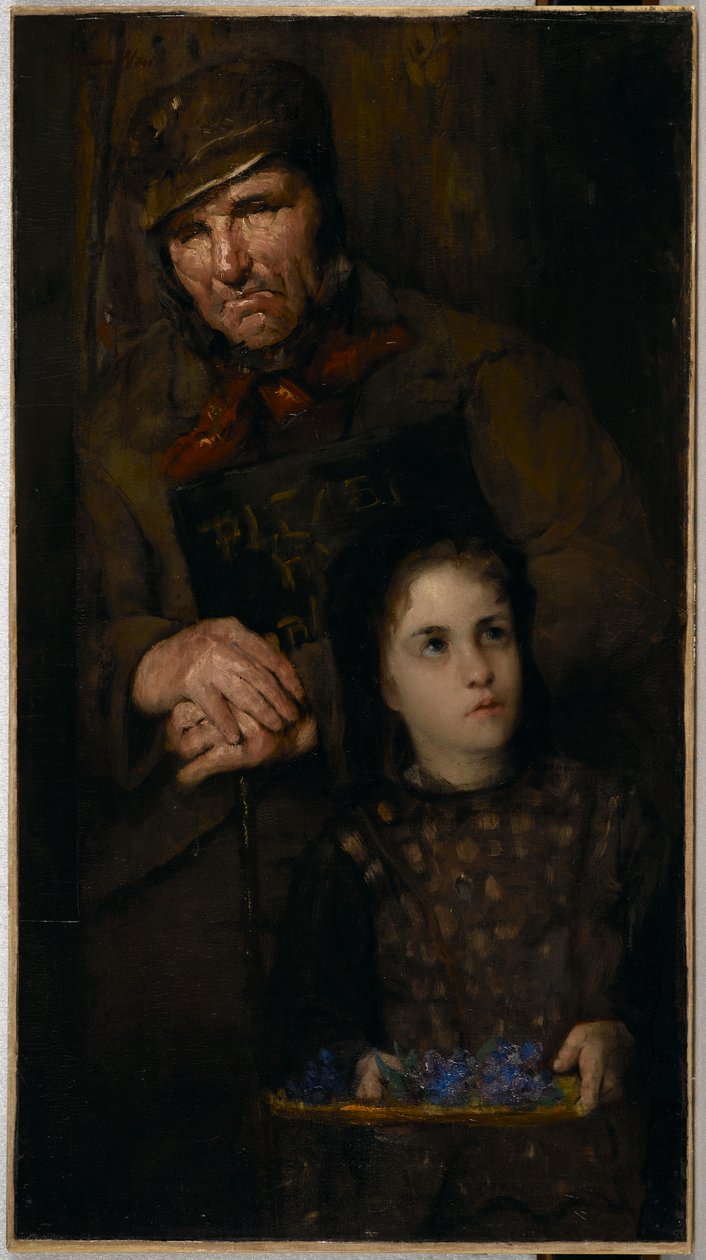 Blomsterförsäljaren, ca 1879 av Julian Alden Weir