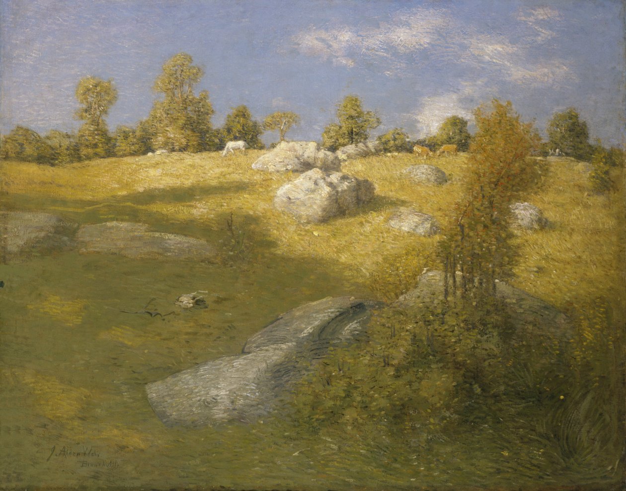Höglandsbete, ca. 1905. av Julian Alden Weir
