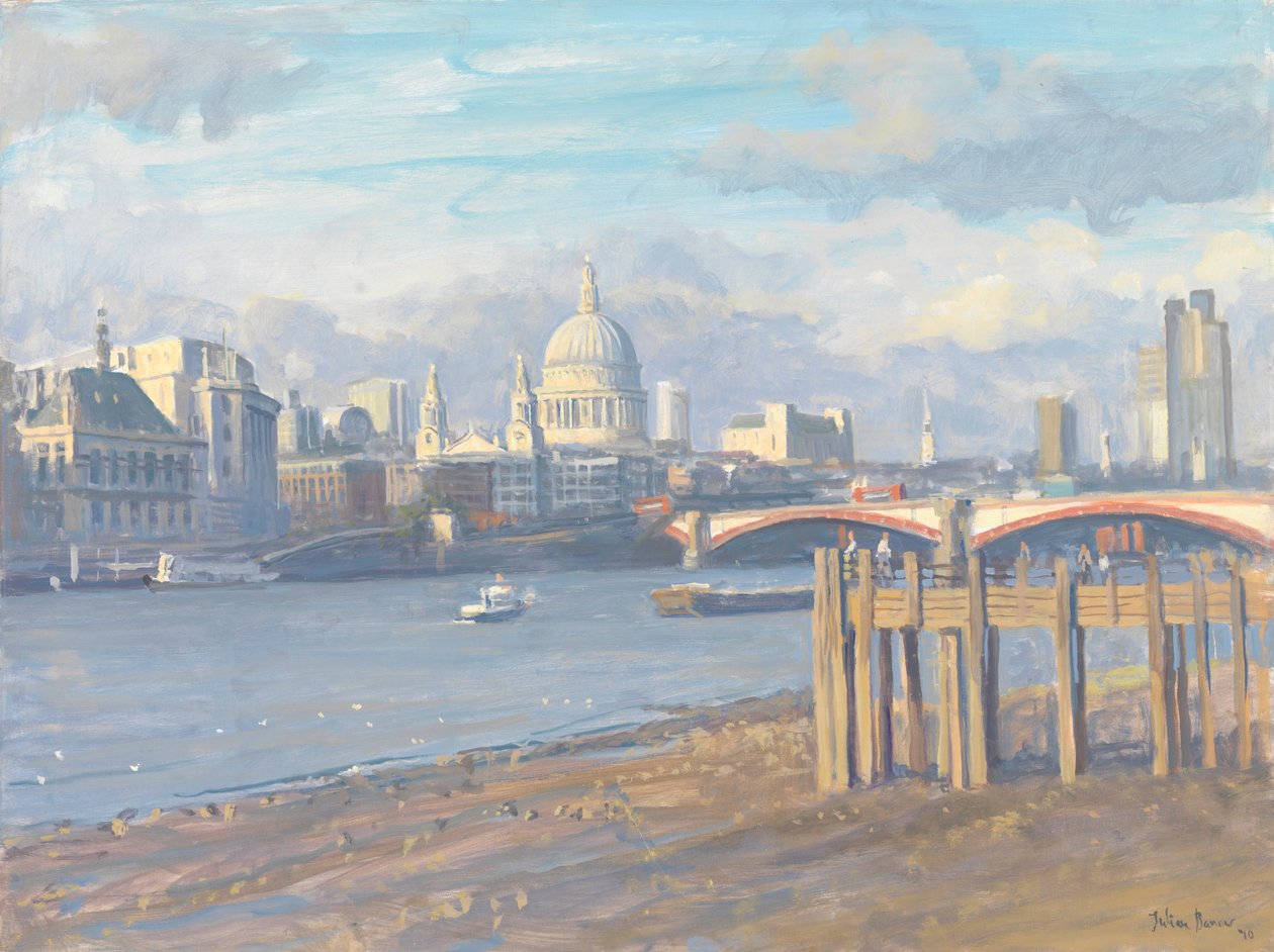 St Pauls från söder, 2010 av Julian Barrow