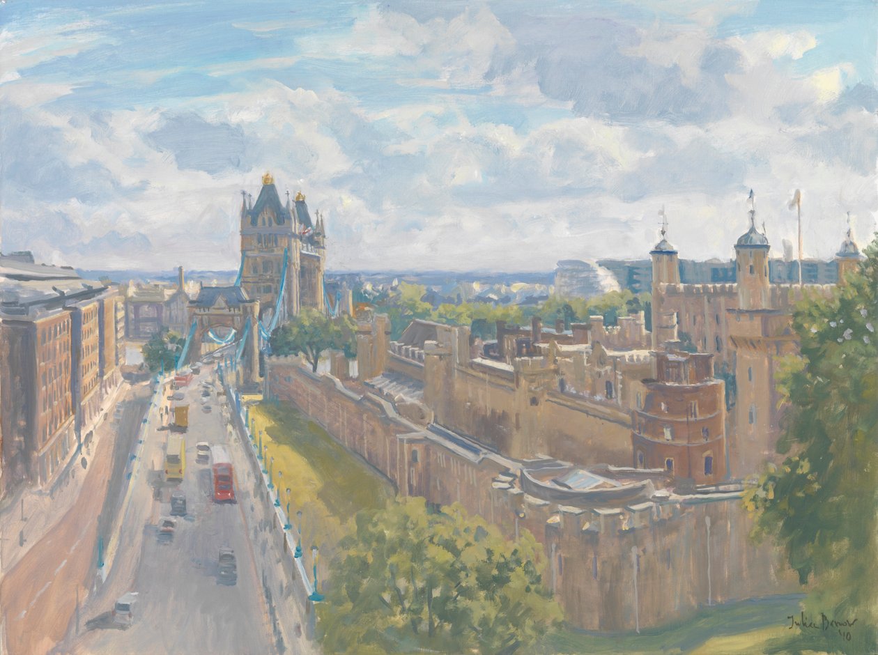 Tower Bridge och Tower of London, 2010 av Julian Barrow