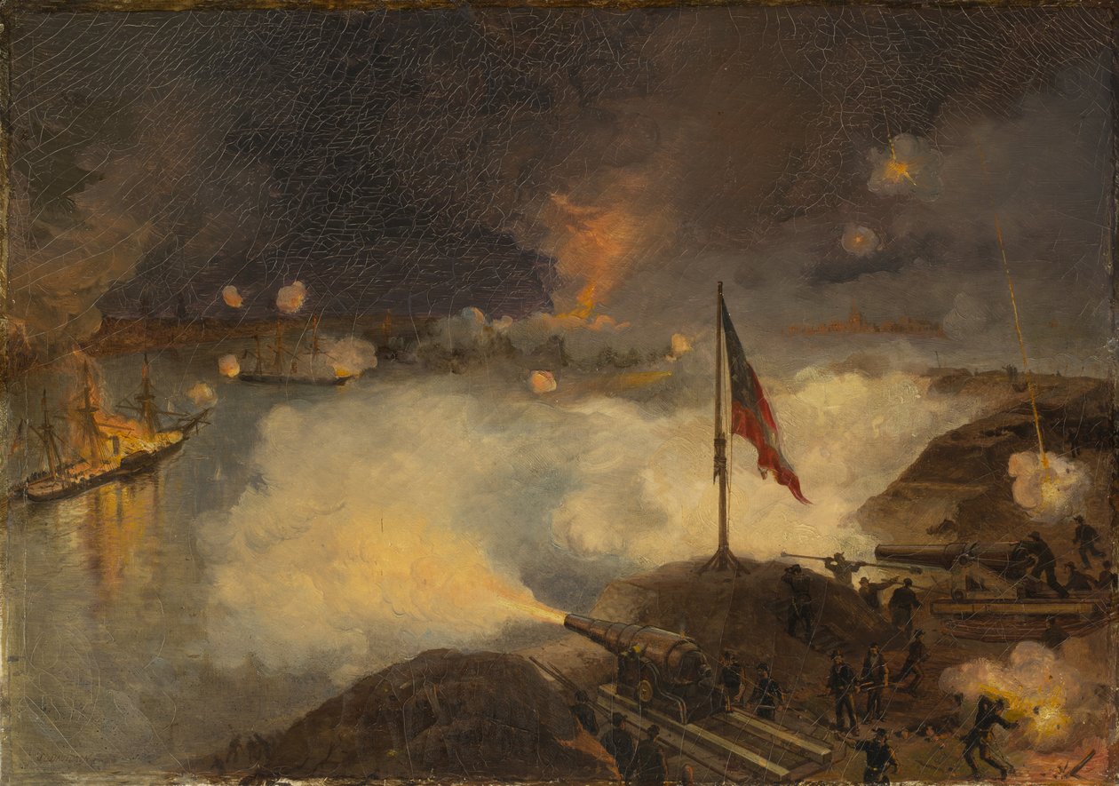 Slaget vid Port Hudson, La., 1863, 1886 av Julian Oliver Davidson