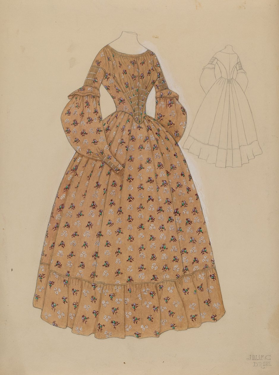 Klänning, c. 1937. av Julie C Brush