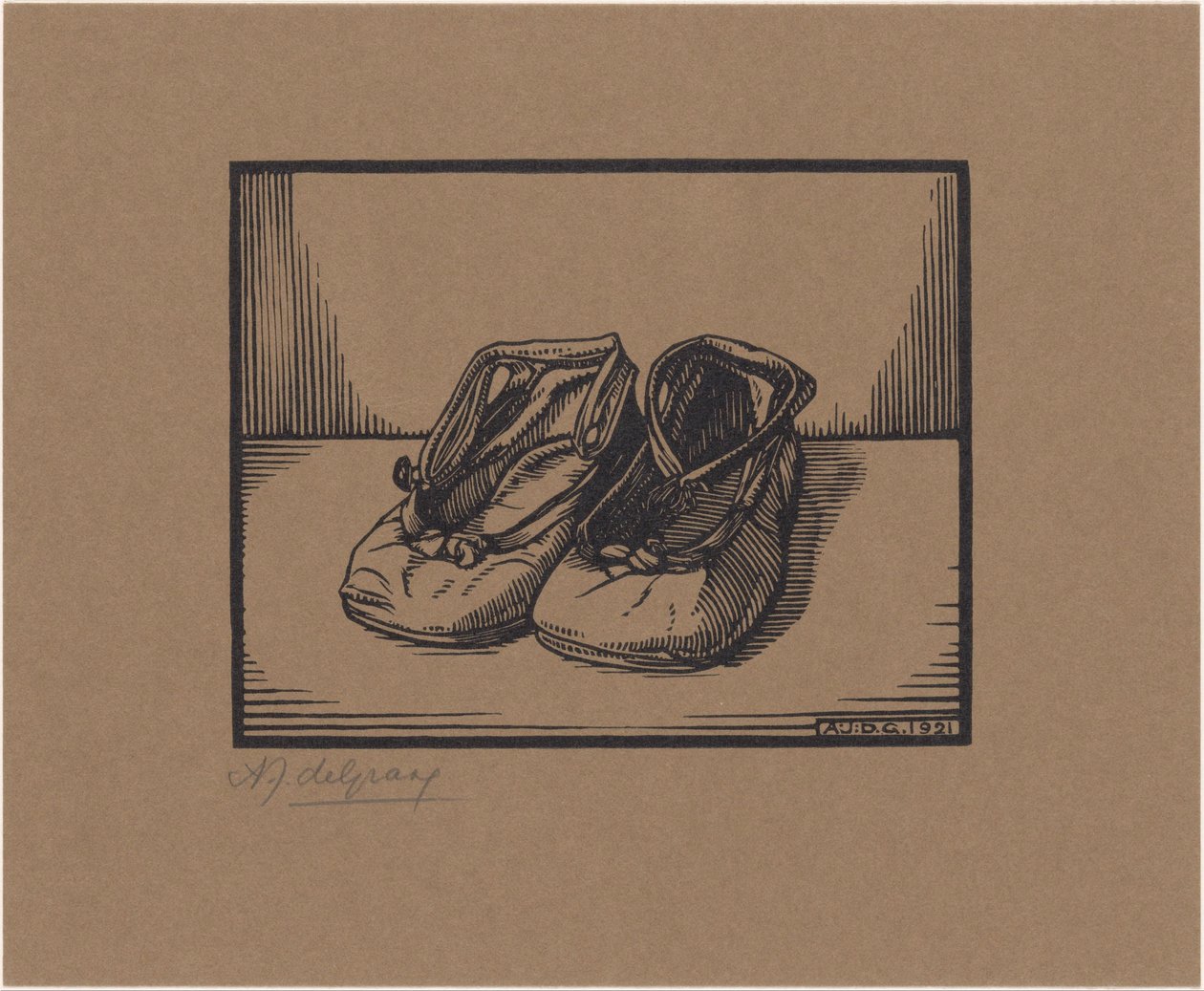 Par skor av Julie de Graag (signed by artist)