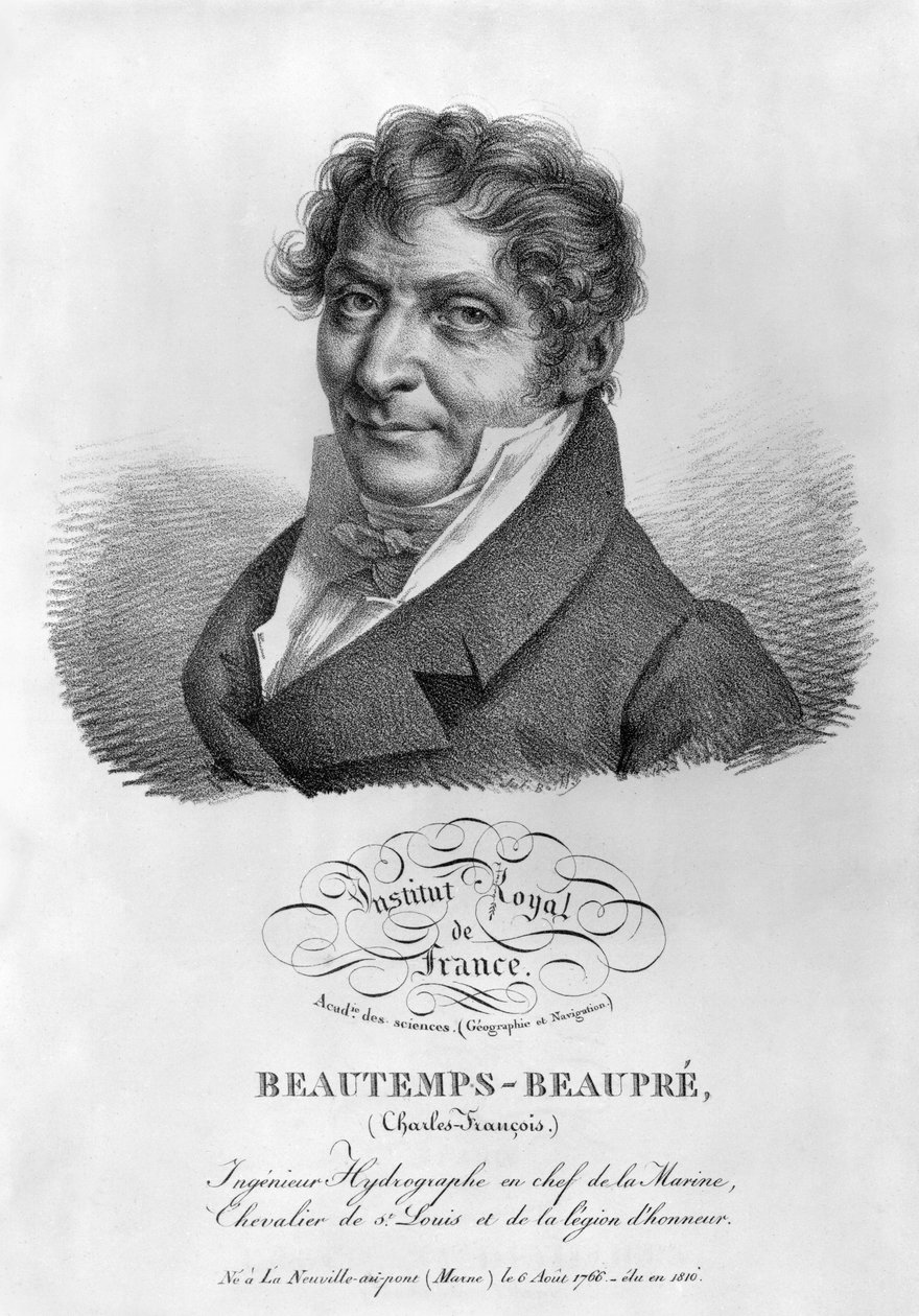 Charles de Beautemps-Beaupre (1766-1854) från "Samling av porträtt av kända personer" av Julien Leopold Boilly