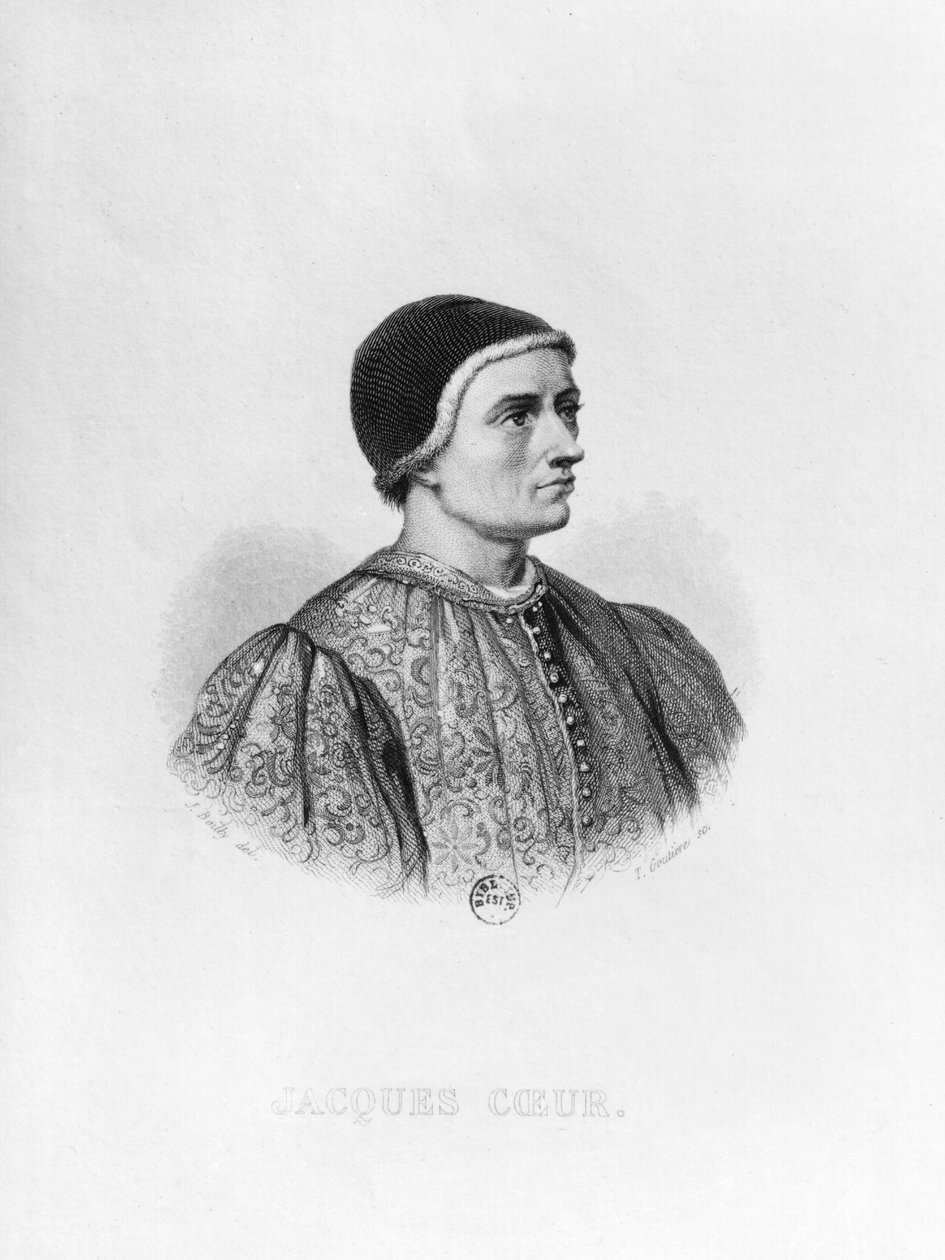 Jacques Coeur (ca 1395-1456) av Julien Leopold Boilly