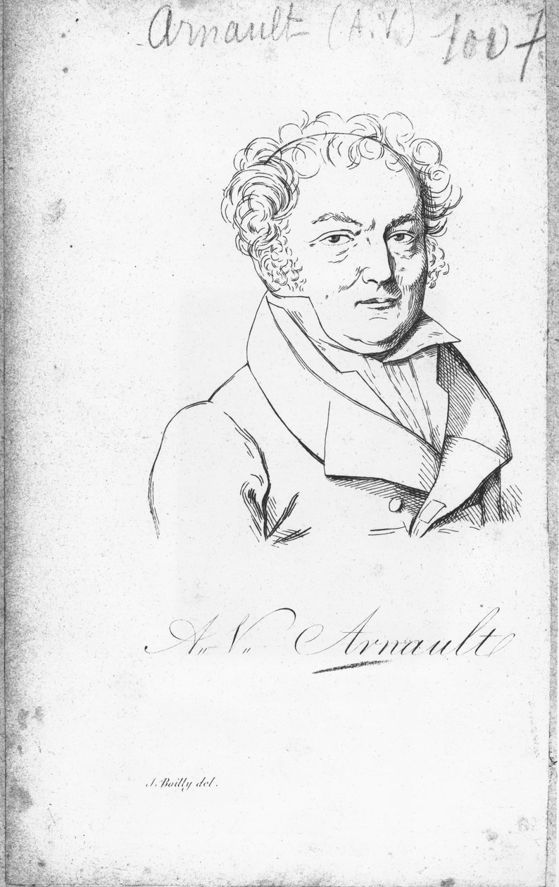 Vincent Antoine Arnault av Julien Leopold Boilly