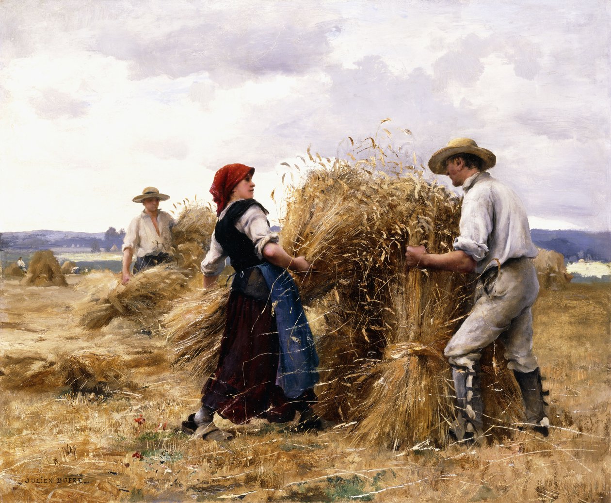 stapla hö, av Julien Dupre