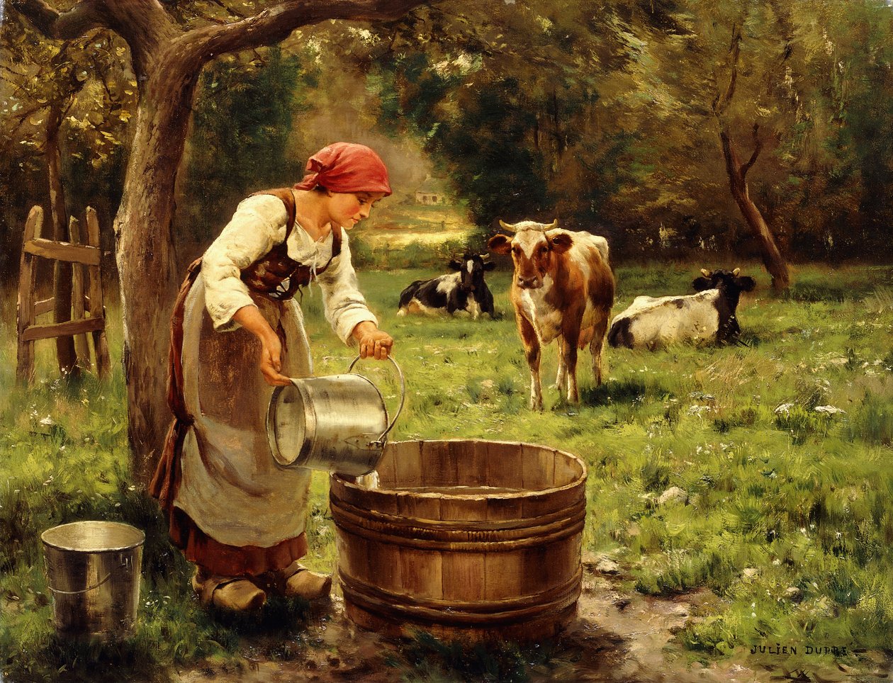 sköta korna, av Julien Dupre