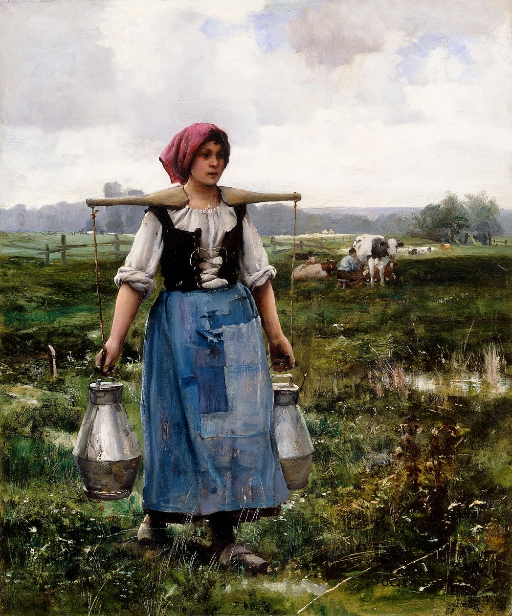 The Milkmaid, av Julien Dupre