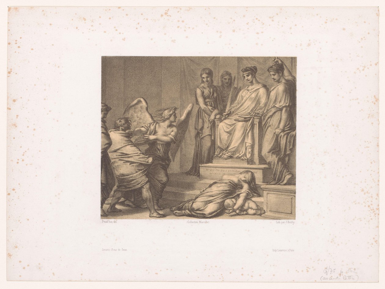 Nemesis en Themis av Julien Leopold Boilly