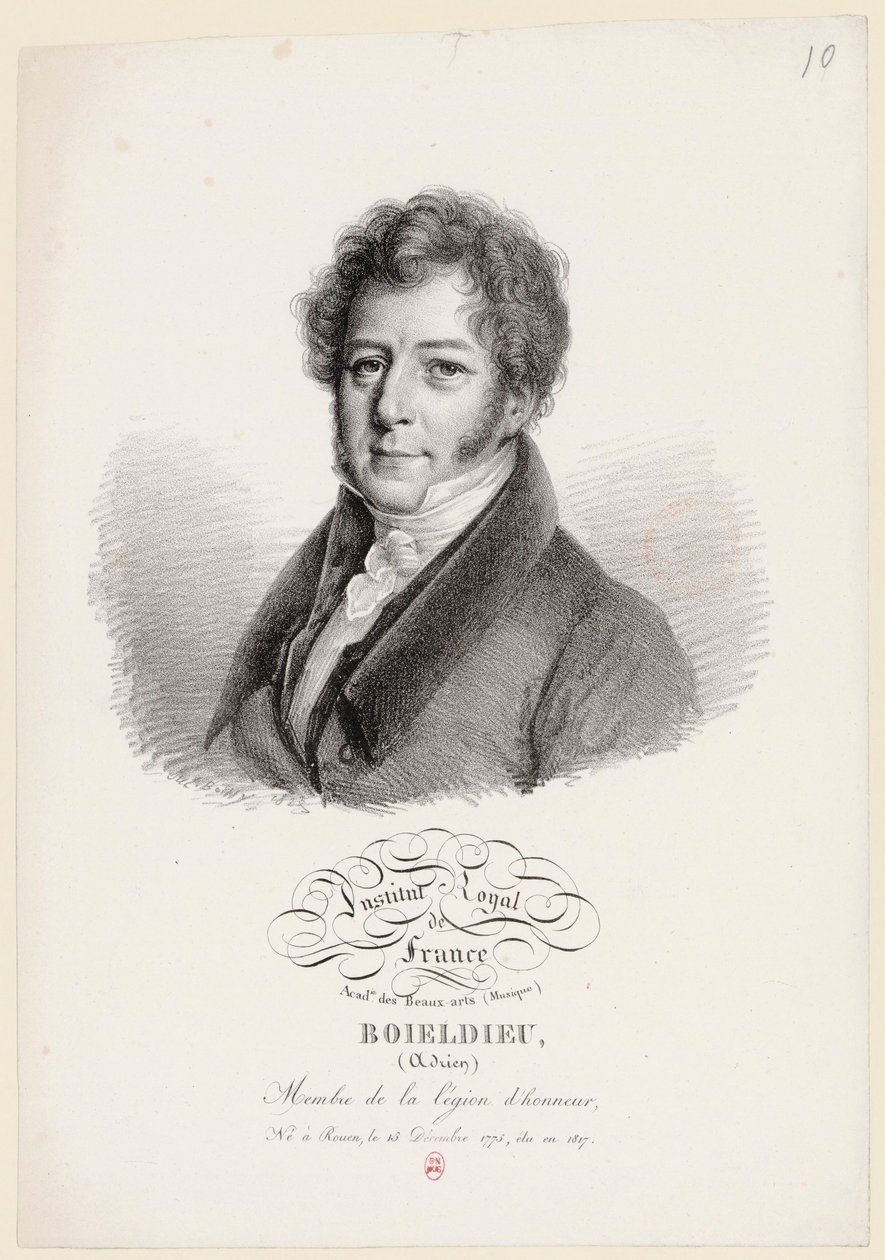 François Adrien Boieldieu av Julien Boilly av Julien Leopold Boilly