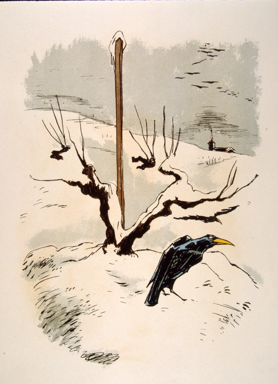 Humoristisk vinillustration 1946. Illustration av Julien Pavil av Julien Pavil