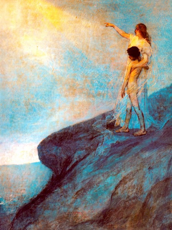 El genio y la inspiracion av Julio Romero de Torres
