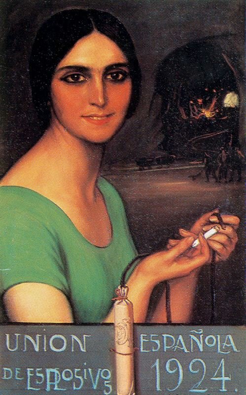 Encendiendo la mecha av Julio Romero de Torres