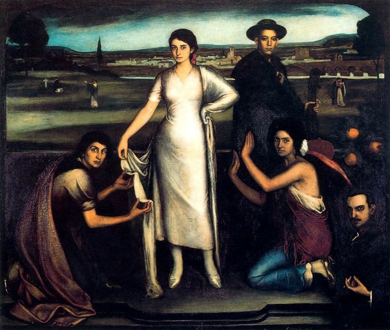 Nuestra Senora de Andalucia  av Julio Romero de Torres