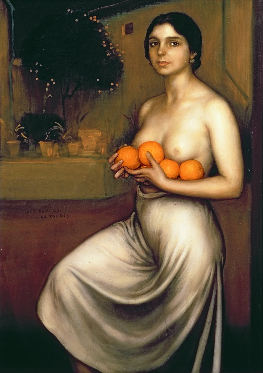 Apelsiner och citroner av Julio Romero de Torres
